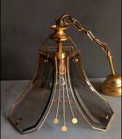 Vintage art nouveau style Orion Murano ceiling lamp negotiable
