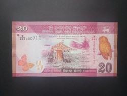 Sri Lanka 20 Rupees 2020 UNC