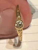 14kr aranyból készült antik gyűrű szép gyémánttal /3mm/diszitve eladó!Ara:60.000.-