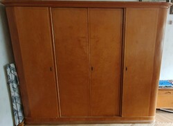 Grumpy joinery, old 4-door, real cherry wood wardrobe