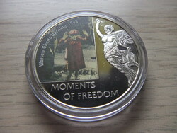 10 Dollar Warsaw Ghetto Uprising 1943 non-ferrous metal commemorative medal in sealed capsule 2006 Liberia