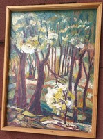 Felix Widder - forest - oil painting