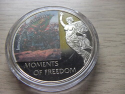 10 Dollar American Civil War 1861 - 1865 non-ferrous metal commemorative medal in capsule 2006 Liberia
