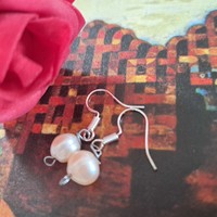 Freshwater pearl earrings are eternal elegance.