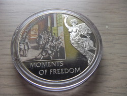 10 Dollar Hussite Uprising 1419 non-ferrous metal commemorative medal in closed capsule 2006 Liberia