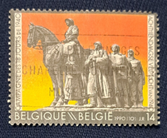 1990 Belgium pecsételt bélyeg F/4/1.
