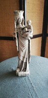 Régi terrakotta vallás témájú szobor 50 cm!(leírás) !