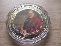 10 dollars Dalai llama in a sealed capsule 2001 liberia