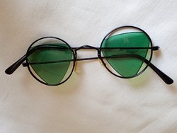 Szemüveg 08 napszemüveg retro Lenon keret hippi bikini alakú üveg