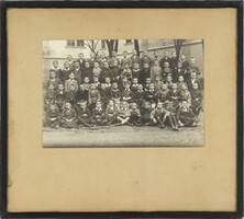 1R130 jánossy jános: antique school group picture class picture