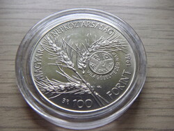 100 HUF commemorative coin 1981 World Food Day ( fao ) in closed capsule