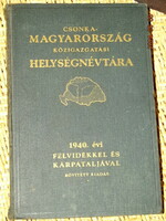 administrative locality directory of Hungary has been linked back !!! Transcarpathia also in 1940