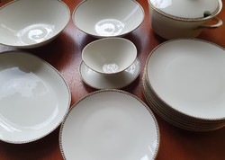 Z & co tirschenreuth bavaria german porcelain tableware 18-piece plate bowl with sauce sauce serving