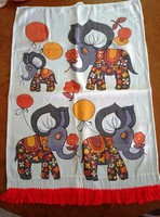 Kitchen cloth with elephant pattern, new for sale