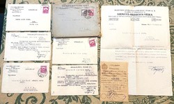 Siemens reiniger veifa letter, postal payment form and postcards with postmark 1926-27.