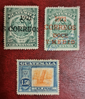 Guatemala 1921. postatiszta  bélyeg F/5/7