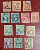 Guatemala 1900-1901 stamps f/3/4