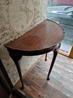Console table - dark brown - damaged