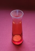 Színes üveg váza narancs piros váza