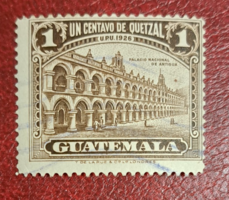 Guatemala 1926. eltolódott  bélyeg F/5/14
