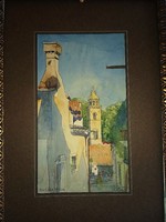 Osztrák festő 1926 Ragusa