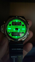 Full lume citizen c500-e80397 promaster aqualand vintage watch diving watch wristwatch