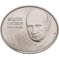 2000 HUF György Békésy 2022 non-ferrous metal commemorative medal in a closed, unopened capsule