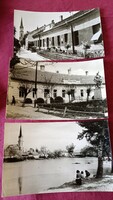 Kondoros , 1960- 1979. , fekete- fehér használt képeslapok, 6 db