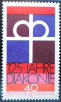 N810 / Németország 1974 Ápolónővérek Intézete bélyeg postatiszta