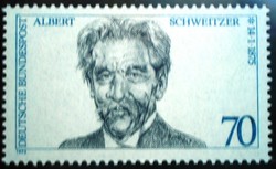 N830 / Németország 1975 Albert Schweitzer bélyeg postatiszta