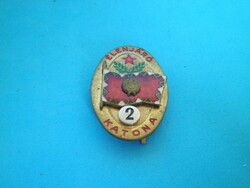 Old vanguard soldier badge badge