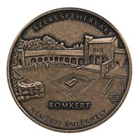 2000 HUF Székesfehérvár ruins 2022 non-ferrous metal commemorative medal in closed unopened capsule