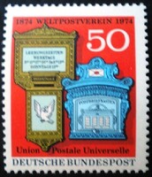 N825 / Németország 1974 UPU bélyeg postatiszta