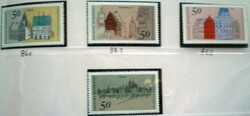 N860-3 / Németország 1975 Épületek : Műemlékvédelem bélyegsor postatiszta