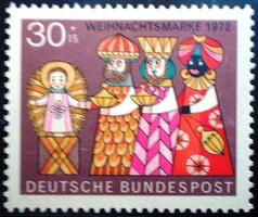 N749 / Németország 1972 Karácsony bélyeg postatiszta