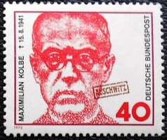 N771 / Németország 1973  Maximilian Kolbe bélyeg postatiszta