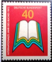N740 / Németország 1972 Nemzetközi könyvév bélyeg postatiszta