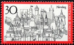 N678 / Németország 1971 Idegenforgalom bélyeg postatiszta