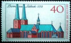 N779 / Németország 1973 A lübecki székesegyház bélyeg postatiszta