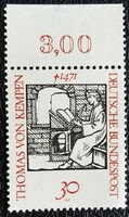 N674sz / Germany 1971 thomas von kempen stamp postal clean curved edge numbered