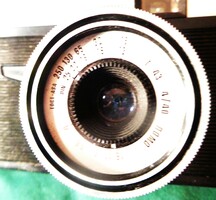 Szmena simbol analog film camera, in original leather case!