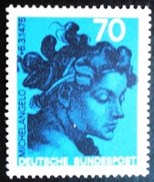 N833 / Németország 1975 Michelangelo bélyeg postatiszta