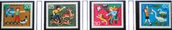 N711-4 / Németország 1972 Ifjúságért : Állatvédelem bélyegsor postatiszta