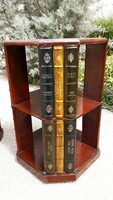 Price / piece - interesting, special, book-decorated shelf, bedside table