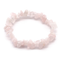 Precious stone bracelet - rose quartz