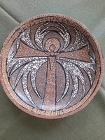 Ceramic bowl with a religious scene, Ilona style