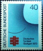 N763 / Németország 1973  Torna ünnepségek bélyeg postatiszta