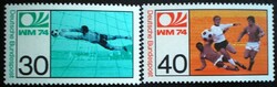 N811-2 / Németország 1974 Labdarúgó VB bélyegsor postatiszta