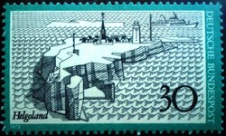 N746-7 / Németország 1972 Helgoland és Heidelberg bélyeg postatiszta
