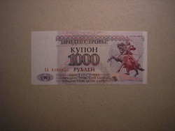 Transznisztria - 1000 Rubel 1993 UNC